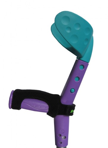 Flexivity Crutch Grip (Small) installed on crutch